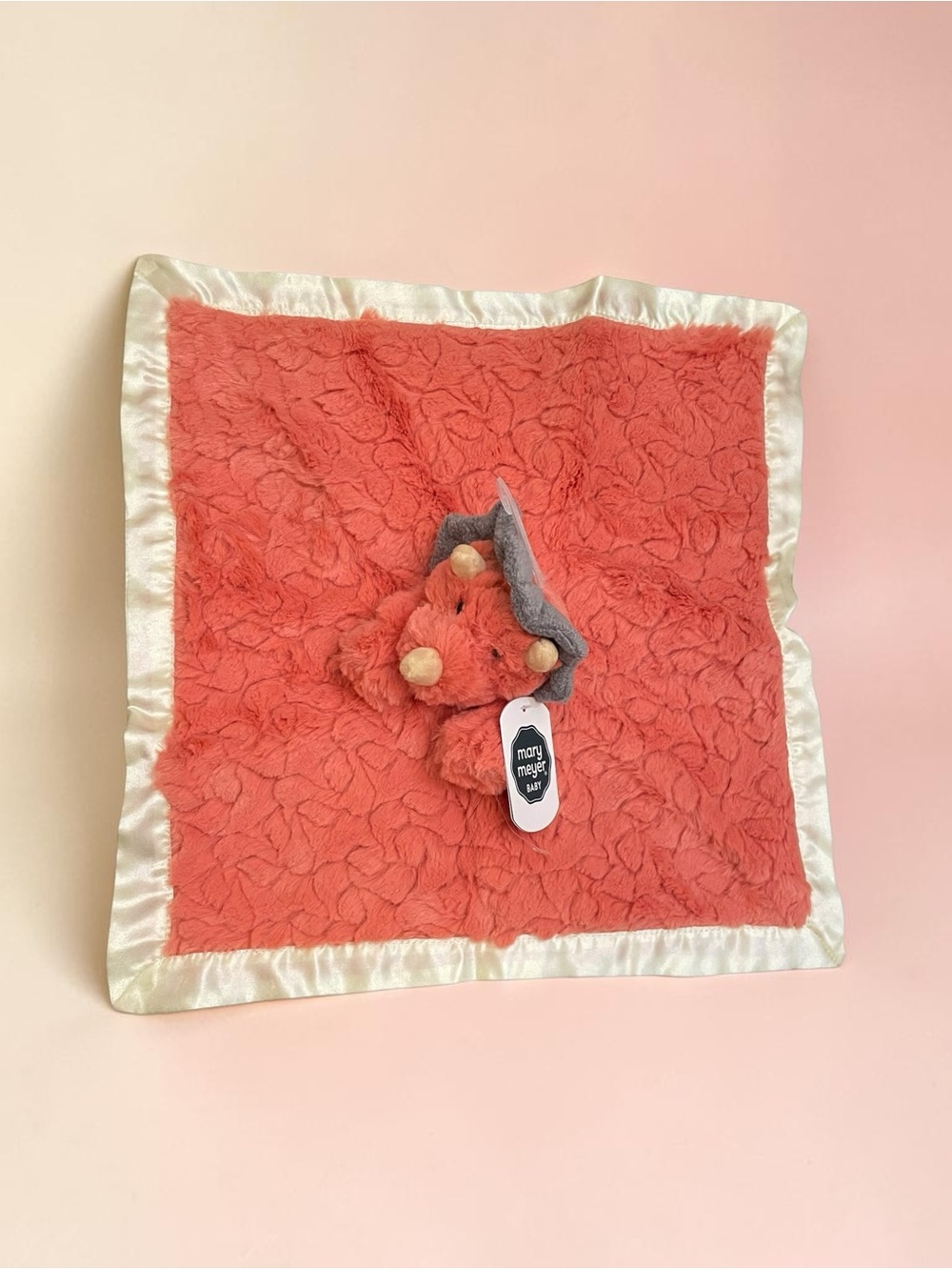 Mary Meyer Putty Nursery Dino Lovey Security Blanket Baby Plush Comfort Toy